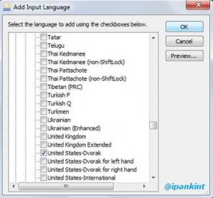 Menentukan Layout Keyboard