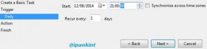 Pengaturan Waktu Shutdown