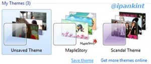 Menyimpan Theme