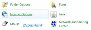 Internet Options